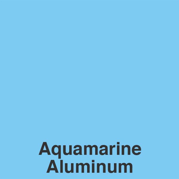 Aquamarine Aluminum Color