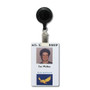 Card Clamp Shown with ID Badge