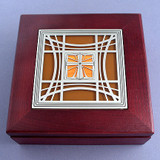 Christian Jewelery Box with Cross