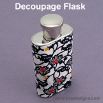 Decoupage Flask DIY Crafts Project