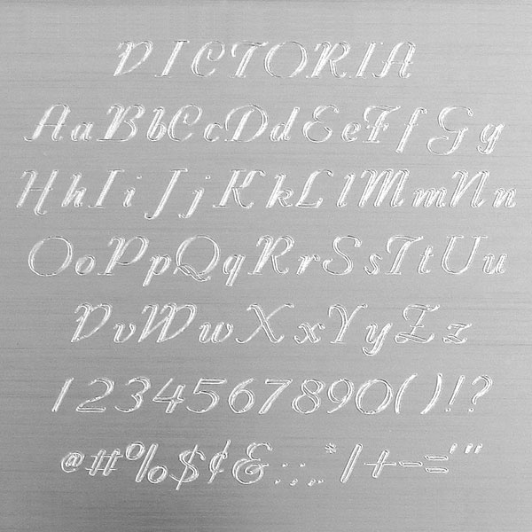 Victoria Engraving Font - Fancy Yet Easy to Read