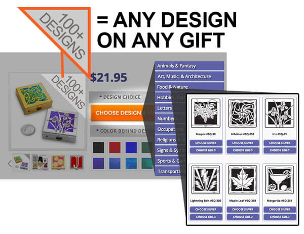 Choose Design on Any Gift