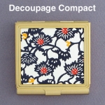 Decoupage Compact Mirror DIY Crafts Project