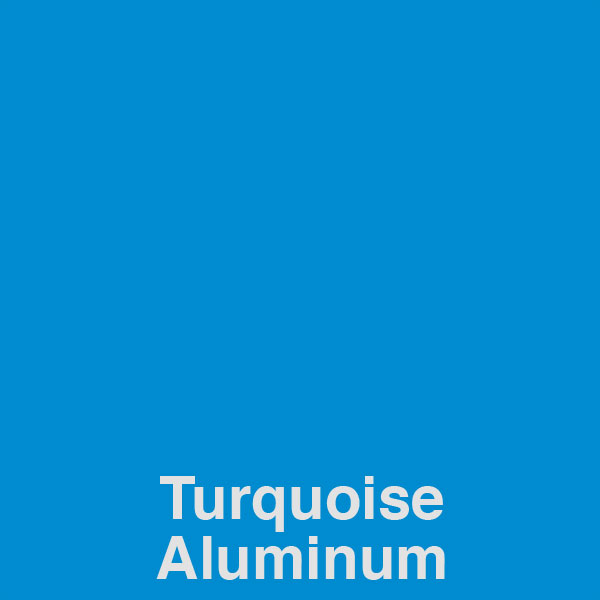 Turquoise Aluminum Color