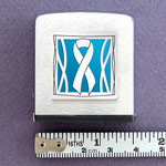 Turquoise Ribbon Tape Measures